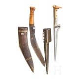 Choora und Kukri, Afghanistan und Nepal, Mitte 20. Jhdt.