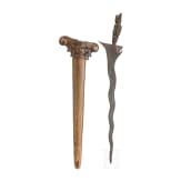 A Madura all metal Kris, ca. 1900