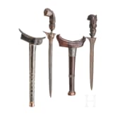 Two Sumatran keris, 19th century