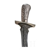 A silver-mounted pedang lurus, Java (?), Indonesia, circa 1900