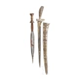 A Javanese pedang and an African short sword, ca. 1900