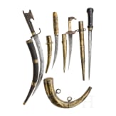 A small collection of African weapons, circa 1900