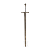 Richtschwert mit ge&auml;tzter Klinge und magischer Inschrift, deutsch, 16./17. Jhdt.