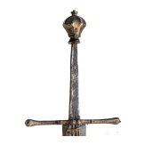 Richtschwert mit ge&auml;tzter Klinge und magischer Inschrift, deutsch, 16./17. Jhdt.