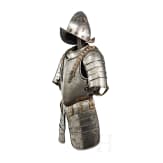 Knechtischer Halbharnisch mit Birnmorion, Italien, um 1600