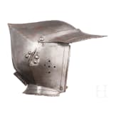 Sturmhaube mit Wiener Arsenalmarke, s&uuml;ddeutsch, um 1530/40