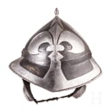 A north German black-and-white burgonet, mid 16th century