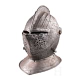A French cuirassier's close helmet. ca. 1600