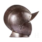 A German blackened burgonet, ca. 1600