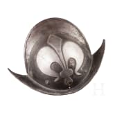 A North German black and white morion, circa 1600