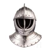 A French cuirassier's helmet, circa 1620