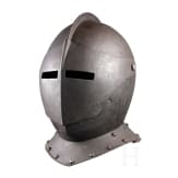 A German or Flemish cuirassier's close helmet, ca. 1620