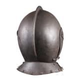 A German or Flemish cuirassier's close helmet, ca. 1620