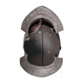 A German or Flemish cuirassier's close helmet, ca. 1620