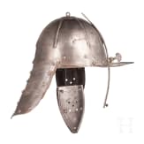 A German or Polish lobster tail helmet, mid-17th century