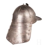 A German or Polish lobster tail helmet, mid-17th century