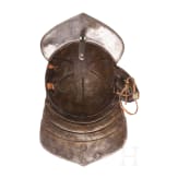 A German or Polish lobster tail helmet, mid-17th century