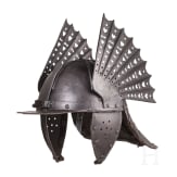 A Polish winged lobster tail helmet, 2nd half of the 17th century
