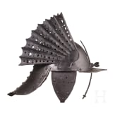 A Polish winged lobster tail helmet, 2nd half of the 17th century