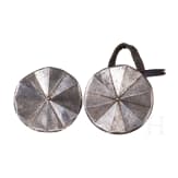 A pair of German late gothic besagews, circa 1500