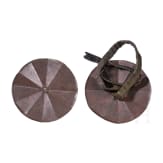 A pair of German late gothic besagews, circa 1500