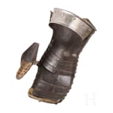 A German right armoured gauntlet, ca. 1560