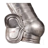 A pair of cuisses of a German horseman's armour, ca. 1560