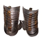 A pair of cuisses of a German horseman's armour, ca. 1560