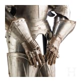 A German decorative suit of Gothic armour, 1st half of the 20th century