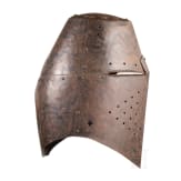 A Victorian German pot helmet in 13th century style, ca. 1900