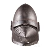A Victorian hounskull bascinet in the style of 1400, Germany, ca. 1860