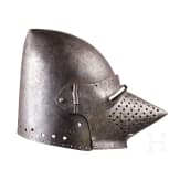 A Victorian hounskull bascinet in the style of 1400, Germany, ca. 1860