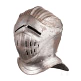 A German maximilan close helmet, in the style of circa 1520, circa 1900