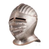 A German Maximilian close helmet in 1530s style, modern replica