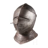 A German close helmet in 1540s style, modern replica