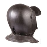 A blackened cuirassier's helmet in 1620s style, Germany, ca. 1900