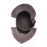 A blackened cuirassier's helmet in 1620s style, Germany, ca. 1900