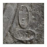 A decorative trophy shield, cast iron, Ilsenburg Foundry, circa 1880