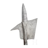 Sp&auml;tgotische Hellebarde, deutsch, Ende 15. Jhdt.