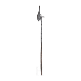 Sp&auml;tgotische Hellebarde, s&uuml;ddeutsch, um 1490/1500