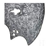 Sp&auml;tgotische Hellebarde, s&uuml;ddeutsch, um 1490/1500
