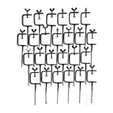 25 wall brackets for halberds