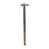 A late gothic warhammer in the style of the 15th century, modern replica