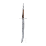 A German plug bayonet with wheel-lock key, German, mid-18th century