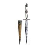A silver mounted Italian dagger, ca. 1840