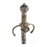 A fine silver mounted left-hand dagger in the Saxon style of ca. 1600, Anton Konrad, um 1920/30