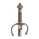 A fine silver mounted left-hand dagger in the Saxon style of ca. 1600, Anton Konrad, um 1920/30