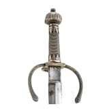 A fine silver mounted left-hand dagger in the Saxon style of ca. 1600, Anton Konrad, um 1920/30