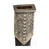 A fine silver mounted left-hand dagger in the Saxon style of ca. 1600, Anton Konrad, um 1920/30