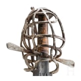 An Austrian basket hilt sword, circa 1580